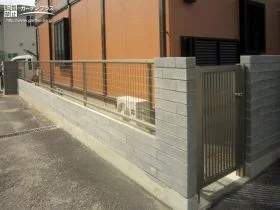 同シリーズを使って統一感を出したお住まい周り[施工後]