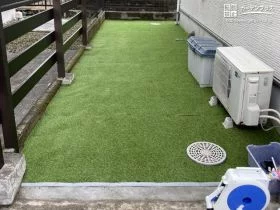 犬走りの雑草対策で清潔感ある印象に[施工後]