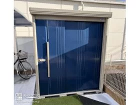 積雪にも耐えられる物置[施工後]