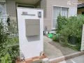 お住まいに似合うホワイトカラーの機能門柱