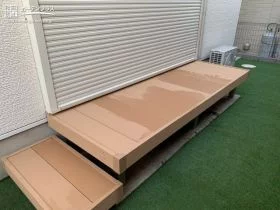 便利なウッドデッキの設置[施工後]