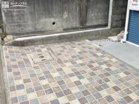 お住まいが明るい印象になるアプローチ[施工後]