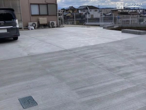 No.18934 安全性にも配慮した擁壁上の駐車スペース工事[施工後]