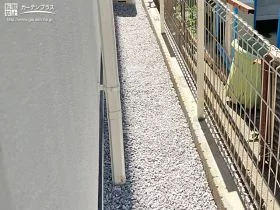 ローメンテナンス化を実現した犬走り[施工後]