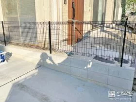 風通しの良い境界フェンス[施工後]