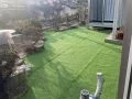 ローメンテナンスながら年中お庭で緑が楽しめる人工芝舗装工事