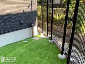 高さのあるメッシュフェンス[施工後]