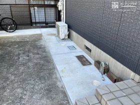 駐車スペースの拡張を兼ねた雑草対策[施工後]