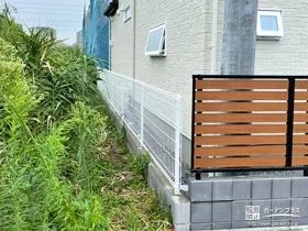 衝撃にも強いメッシュフェンス[施工後]