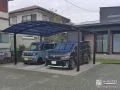 建物近くに配置した駐車スペース