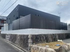 プライベート性を高める目隠しフェンス[施工後]