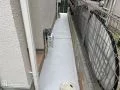 雑草対策を万全にした犬走り