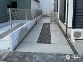 出会い頭の事故を防ぐ境界フェンス[施工後]