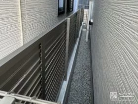 プライバシーを守る目隠しフェンス[施工後]