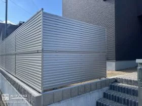 フェンスを増設して目隠し効果アップ[施工後]