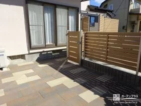 インターロッキング舗装の主庭[施工後]