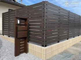 タイマー機能を組み合わせた機能門柱[施工後]