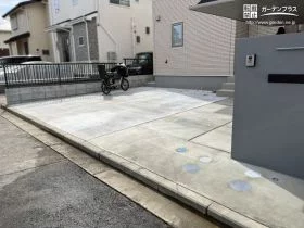 機能性を高めた駐車スペース