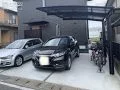 自転車にもやさしいのカーポート