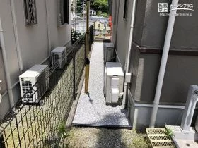 排水性も高めた犬走り