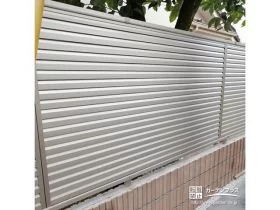 風通しの良い目隠しフェンス[施工後]