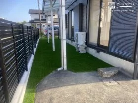 お庭に緑をプラスできる人工芝[施工後]