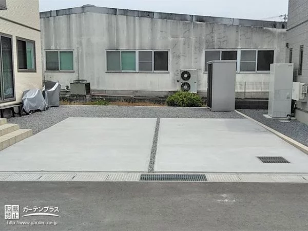 ローメンテナンスで使い勝手の良い駐車スペースのリフォーム工事