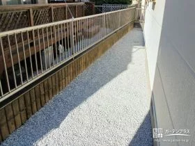 清潔に維持できる犬走り