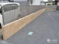 お隣さんと共同出資での境界フェンス設置工事
