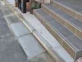 後付け感のない玄関ポーチステップの増設