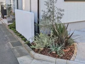お住まいの外観を整える目隠し塀[施工後]