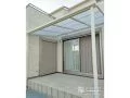 紫外線や雨をカバーするテラス屋根の設置工事
