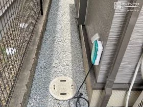 草むしり作業が軽減される犬走り[施工後]