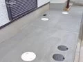 お車で入車庫しやすいフラットな駐車スペース