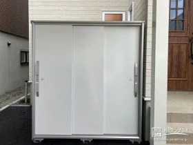 収納した道具をしっかり守る物置[施工後]