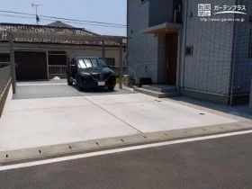 広々とした駐車スペース[施工後]