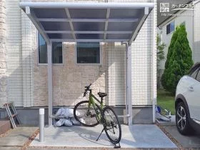 大切な自転車を安心して停めていただける駐輪スペースの工事