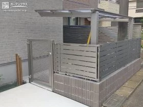防犯面に配慮した駐輪スペース[施工後]