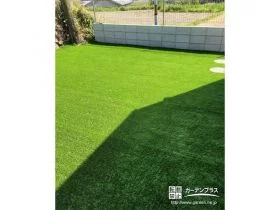 強力な防草効果のある防草シート[施工後]