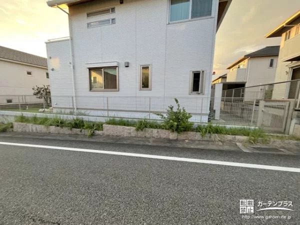 No.20715 境界線を明示し安全性を高めるメッシュフェンスの設置工事[施工後]