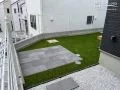 ローメンテナンスな人工芝のお庭