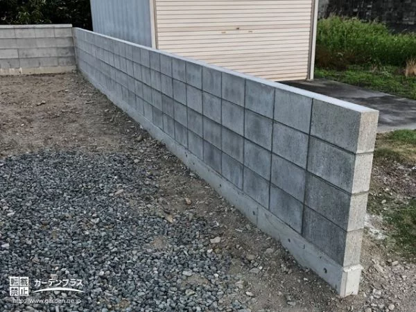 安全性を高めることができたブロック塀設置工事