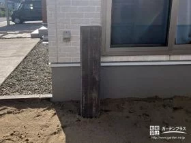 オープン外構でもわんちゃんとお庭で過ごせるドッグポール[施工後]