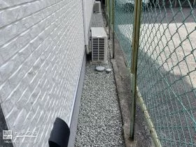 お手入れが行き届きにくい犬走りの雑草対策[施工後]