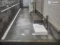 土間コンクリートで舗装した水はけのいいお庭