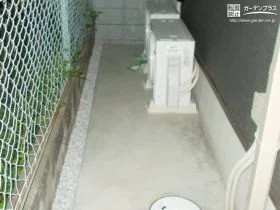 清潔を保つ建物まわりのコンクリート舗装[施工後]