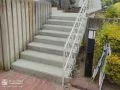 安全性に考慮した見た目も綺麗なアプローチ階段舗装工事