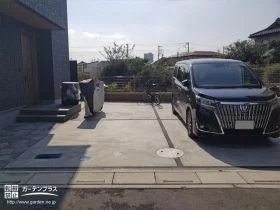 スムーズにお車を停められる駐車スペース[施工後]