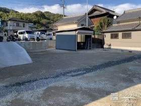 お庭の水はけを高める暗渠工事[施工後]