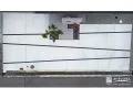 斜めの目地がスタイリッシュな駐車スペース